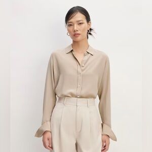 Washable silk blouse